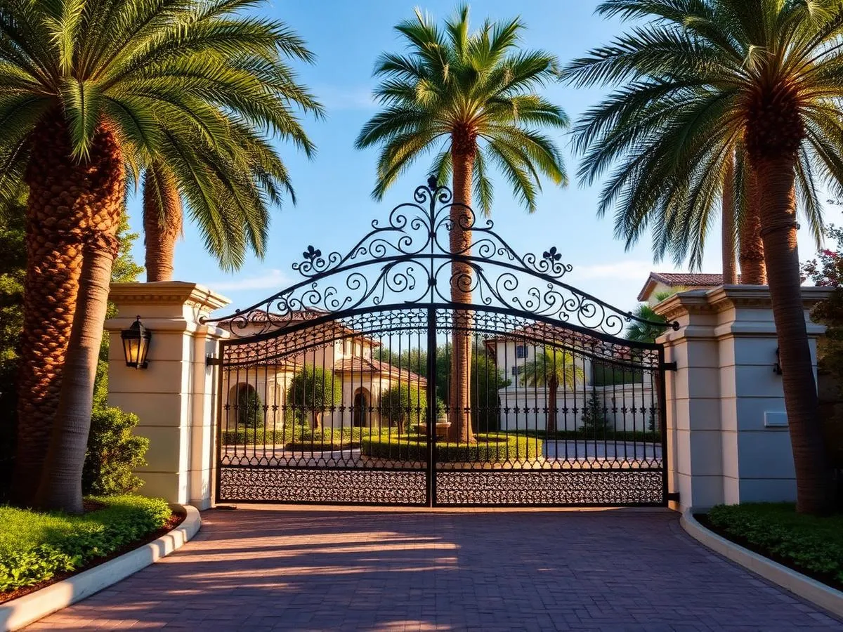 Grand entry gate