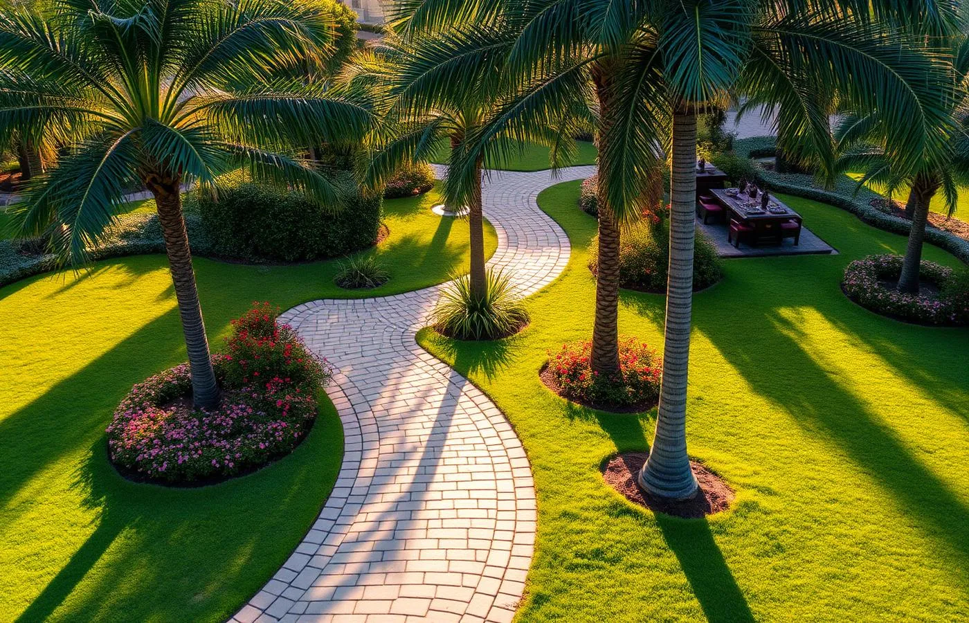 Themed park walkways